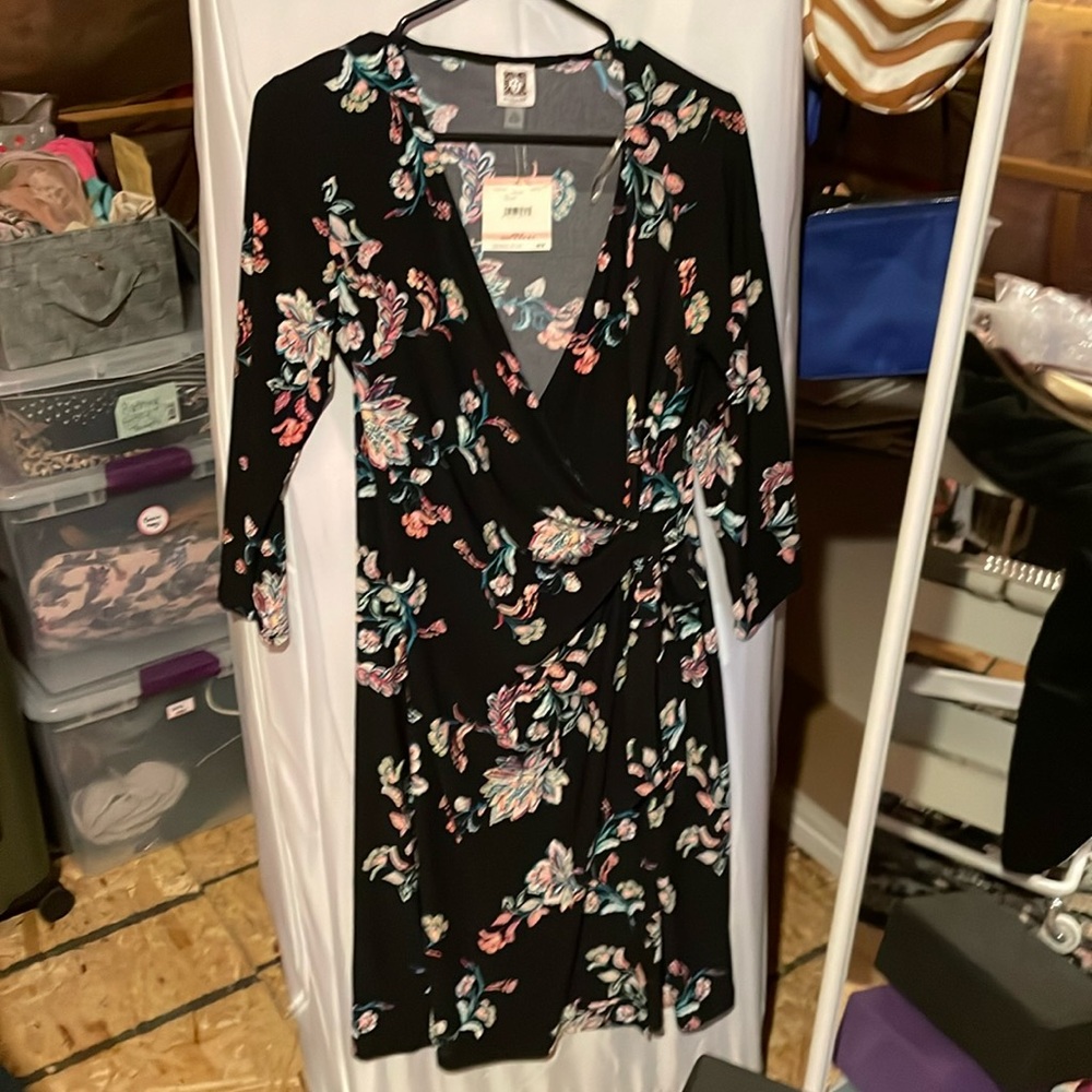New with tag faux wrap dress